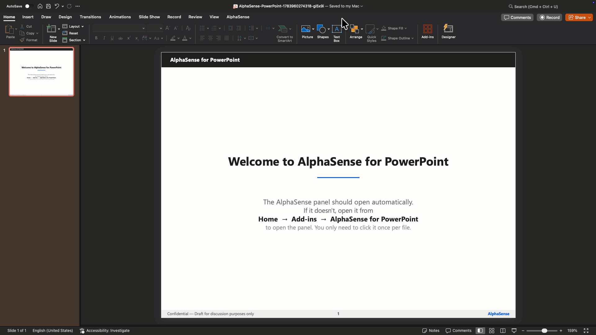 Work with AlphaSense Inside Powerpoint 1.gif